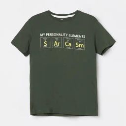 Fame Forever by Lifestyle Boys Olive Regular Fit T-Shirt-picture-28