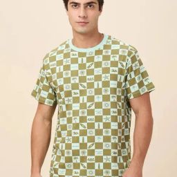 Being Human Multicolor Cotton Regular Fit Printed T-Shirt-image-6