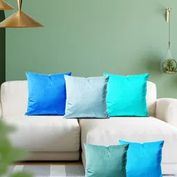 ArtzFolio Multicoloured Set of 5 Square Cushion Covers-80