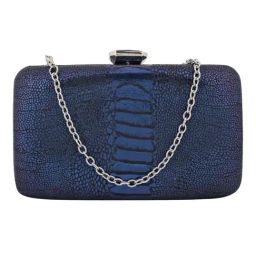 Lino Perros Navy Textured Medium Clutch-picture-17