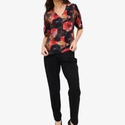 RAREISM Multi Cotton Blend Printed Long Sleeves Top-image-67