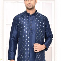 MAAHI FABS Printed Brocade Nehru Jacket-95