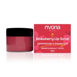 Rivona Naturals Strawberry Lip Scrub - 8 gm-image-27