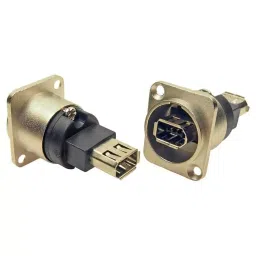 RS PRO 2 Way Straight Panel Mount Firewire Connector Socket, 1246389-picture-10