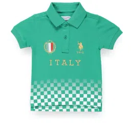 U.S. Polo Assn. Kids Green Embroidered Polo T-Shirt-picture-31