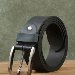 Teakwood Leathers Navy Textured Leather Casual Belt-12