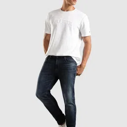 Tommy Hilfiger Men Regular Fit Mid-Rise Light Fade Stretchable Jeans-image-28