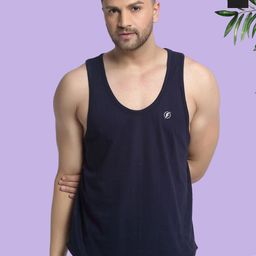 Friskers Men Pack Of 2 Cotton Anti-Bacterial Gym Vests-C-01-17-image-32