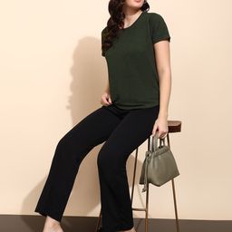 Jinax Women Self Design Round Neck Top-image-67