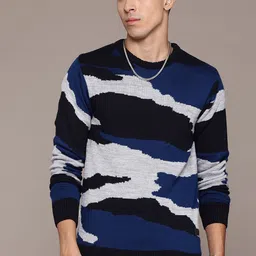 The Roadster Lifestyle Co. Abstract Design Acrylic Pullover-image-5