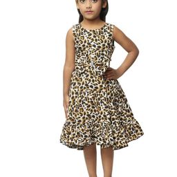 Wow Princess Baby Girls Casual Knee Length Kids Dress Frock-image-70