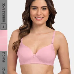 Tweens Pack Of 3 Bra Half Coverage Heavily Padded-picture-1