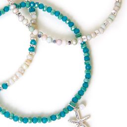 Accessorize Set Of 3 Artificial Beaded Anklet image 3