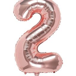 Shopperskart 2nd Birthday Foil Balloon - Rose Gold-image-92