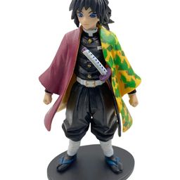 QUIRKMALL Giyu Tomioka Demon Slayer Action Figure Limited Edition for Car Dashboard Decoration Cake Office Desk & Study Table - Height 16 cm-19
