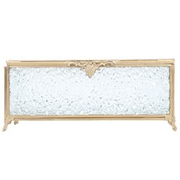 De Maison Décor Gleaming Crackle Glass Tissue Box-image-2