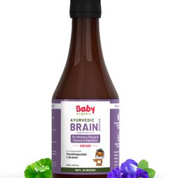 Babyorgano Ayurvedic Shankhpushpi, Brahmi Brain Booster Syrup - 200 ml-image-8