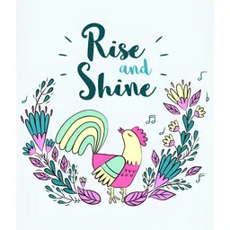 Inephos Green & Pink Typography Printed Wall Art-3