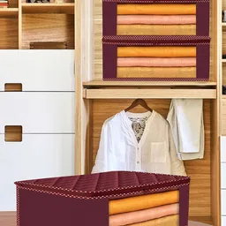 Kuber Industries Maroon Set of 3 Regular Multi-Utility Organisers image 4