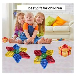 FunBlast Star Shaped Pop Bubble Stress Relieving Silicone Pop It Fidget Toy - Multicolor image 5