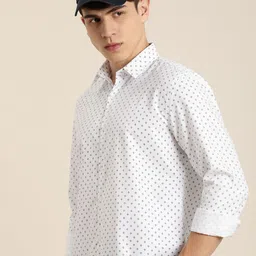 encore by INVICTUS Men Micro Ditsy Floral Printed Casual Shirt-picture-30