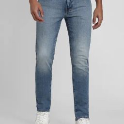 American Eagle Blue Cotton Regular fit Solid Jeans-image-39