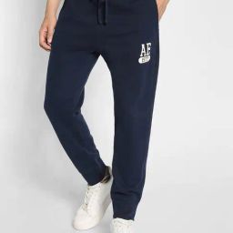 American Eagle Outfitters Navy Regular Fit Printed Joggers-image-51