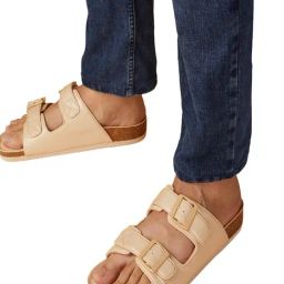 Neemans Men's Cork Beige Casual Sandals-picture-0