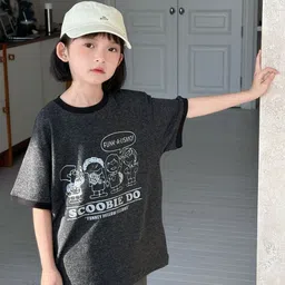 LULU & SKY Kids Typography Printed Pockets Boxy T-shirt-picture-40