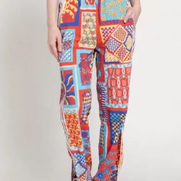 adidas Multicolored Printed Flared Pants-45