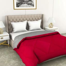Bianca Carlson Red & Brown 210 TC Comforter - Set of 1-image-4