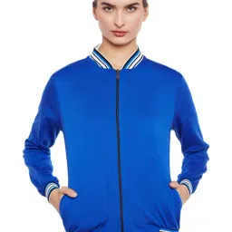 Belle Fille Royal Blue Regular Fit Jacket-picture-32