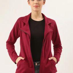 Belle Fille Red Regular Fit Jacket-picture-46
