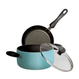Meyer Blue Aluminium Non-Stick Cookware Set-image-38