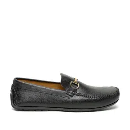 Teakwood Leathers Men's Black Casual Loafers-image-13