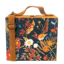NR by Nidhi Rathi Black Fabric Clutch-image-95