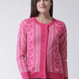 Club York Pink Printed Sweater-image-71