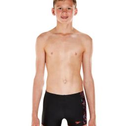 Speedo Kids Black Solid Swim Shorts-image-52