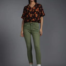 RECAP Olive Skinny Fit Mid Rise Jeans-picture-25