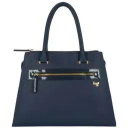Baggit Navy Solid Medium Handbag-67