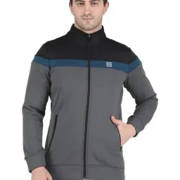 Rock.it Dark Grey Regular Fit High Neck Jacket-picture-25