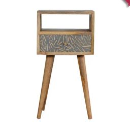Artisan Furniture Solid Brown Mango Wood Side Table-image-90