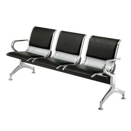 Tychemed 70 x 26 x 31 inch 3 Seater Patient Waiting Chair With Cushion TM-WC-CS-3-36
