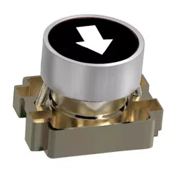 Essen Deinki 2NO+2NC Contact Black Flush Type Sign Push Button Switch with Metal Bracket & "Arrow" Mark-image-54