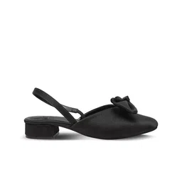 Looper Embellished Block Mules with Bows image 5