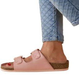 Neemans Men's Cork Pink Casual Sandals-picture-14