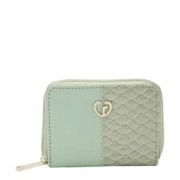 Caprese Adayla Mint Faux Leather Printed Zip Around Wallet-22