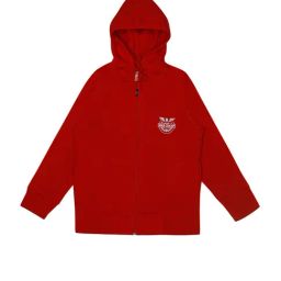 Bodycare Kids Red Solid Full Sleeves Jacket-3