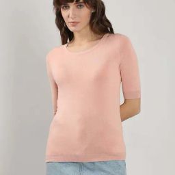 Vero Moda Peach Plain Top-picture-37