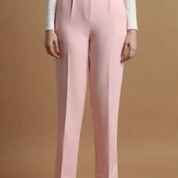 Allen Solly Pink Regular Fit Formal Pants-image-93